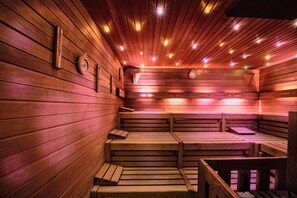 Sauna, Turkish bath/hammam, body treatments, body wraps, body scrubs
