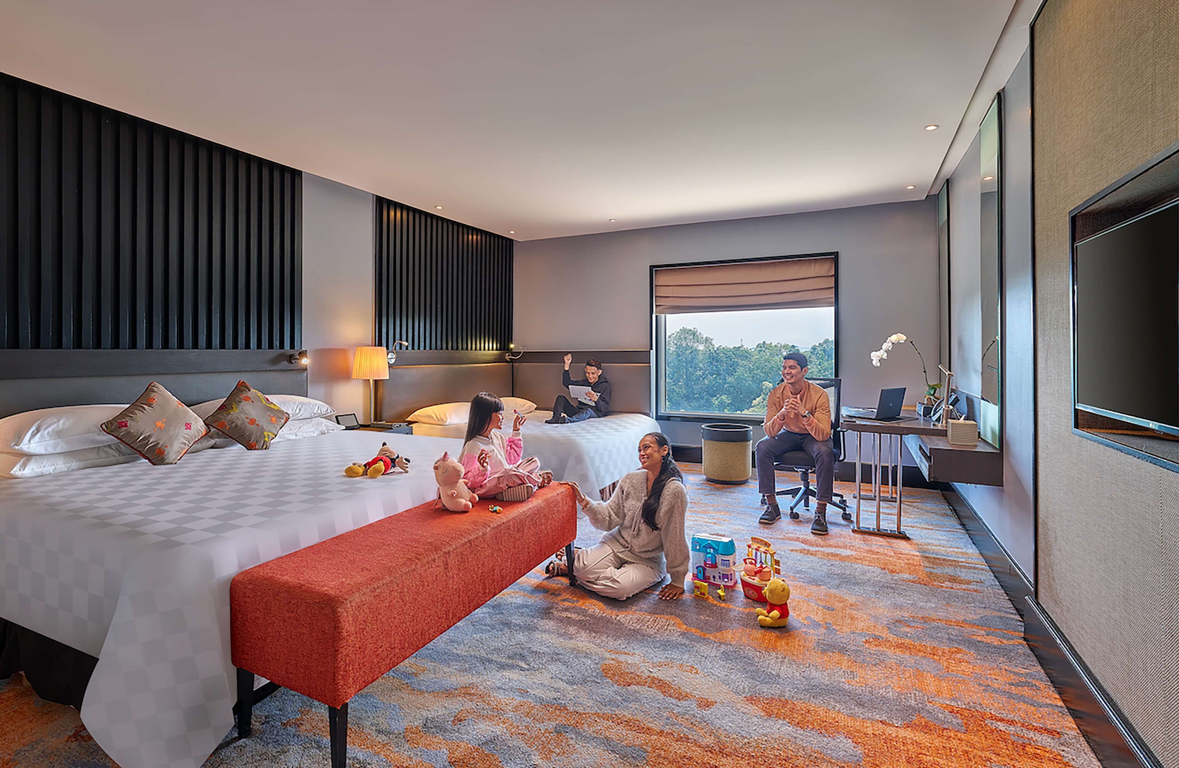 Premium bedding, minibar, in-room safe, desk