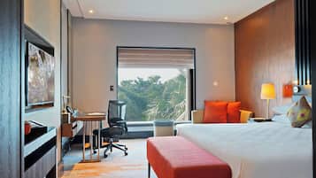 Premium bedding, minibar, in-room safe, desk