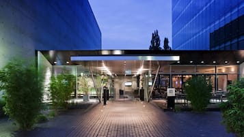 Overnatningsstedets indgangsparti