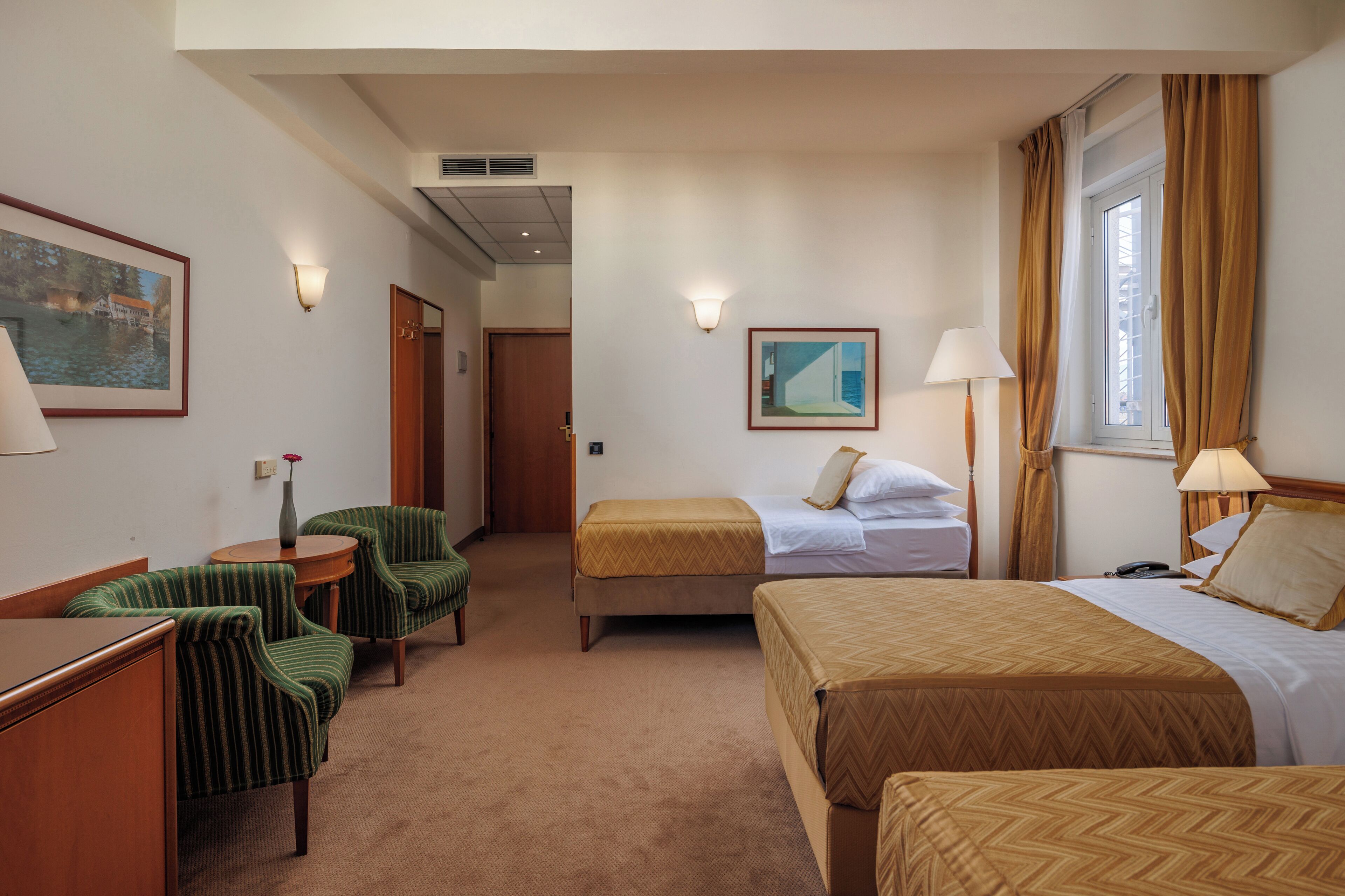 standard triple room | premium bedding, down duvets, minibar, in-room safe