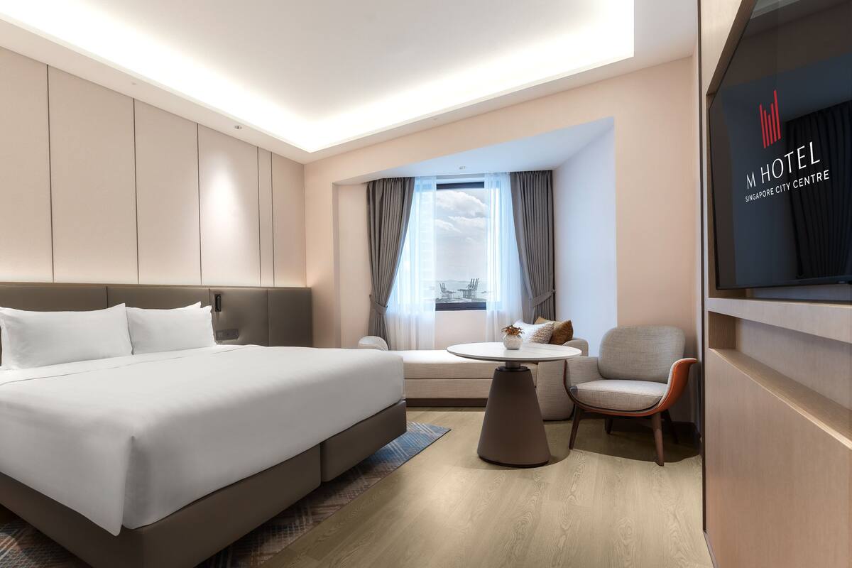 ห้องซิกเนเจอร์, เตียงคิงไซส์ 1 เตียง (Newly Refurbished) | มินิบาร์, ตู้นิรภัยในห้องพัก, ผ้าม่านกันแสง, เตารีด/โต๊ะรีดผ้า