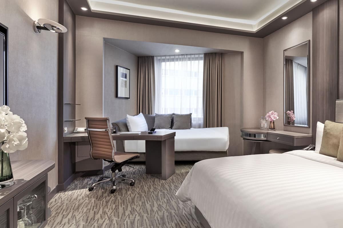 Minibar, in-room safe, desk, blackout curtains