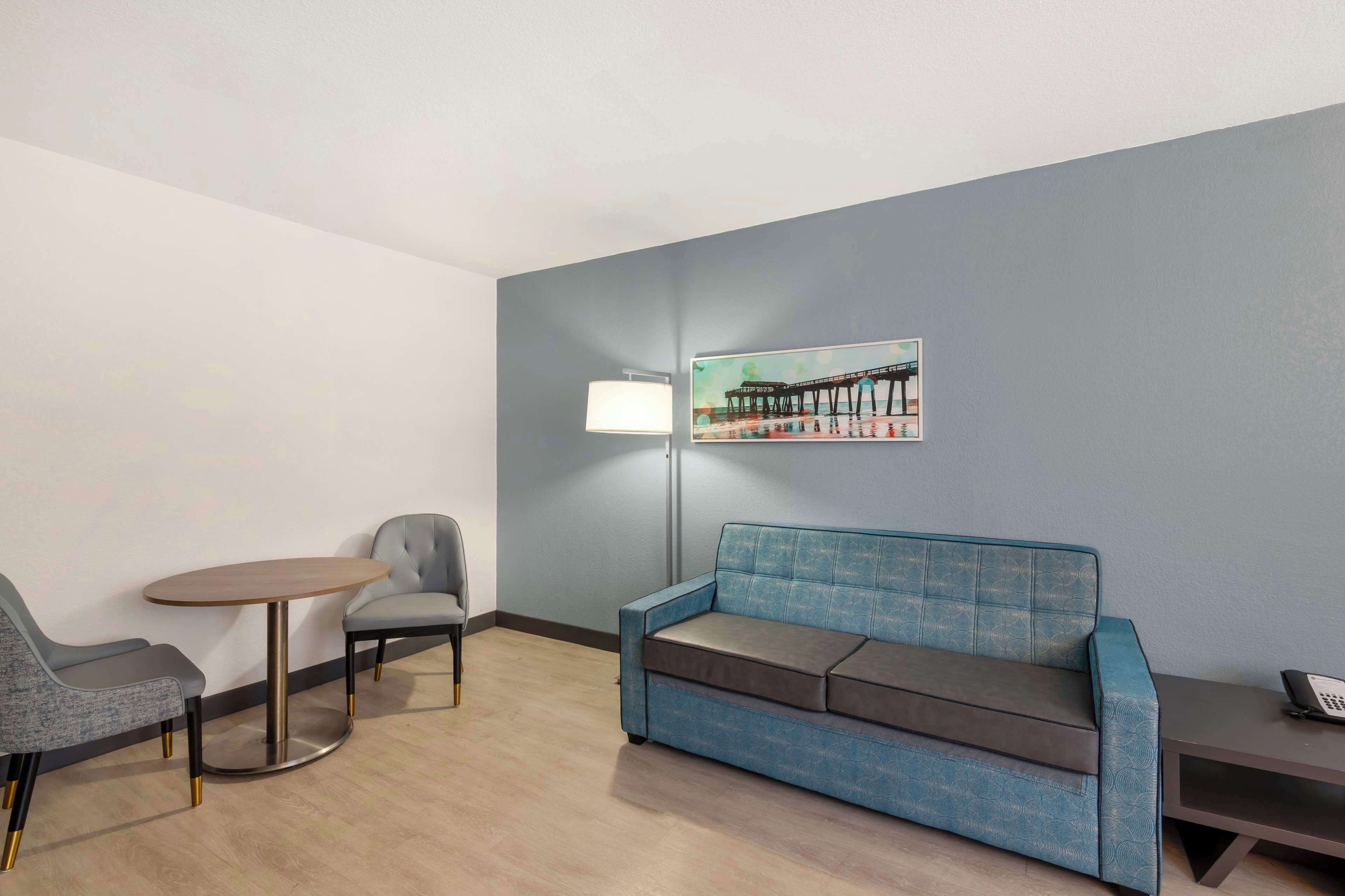 suite, 2 queen beds, non smoking, refrigerator | pillow-top beds, individually furnished, desk, laptop workspace