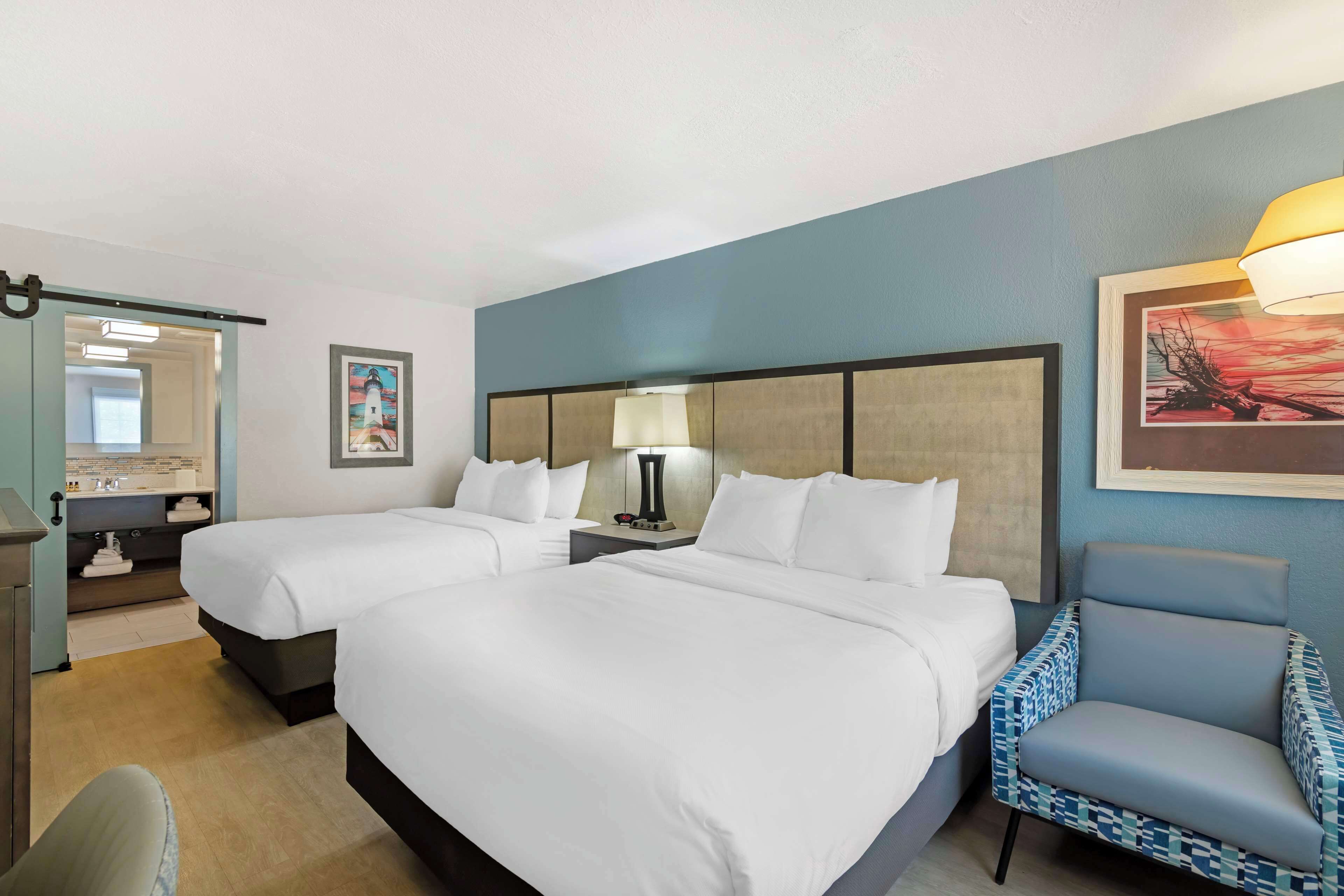 pillow-top beds, individually furnished, desk, laptop workspace