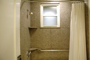 Free toiletries, hair dryer, bathrobes, towels