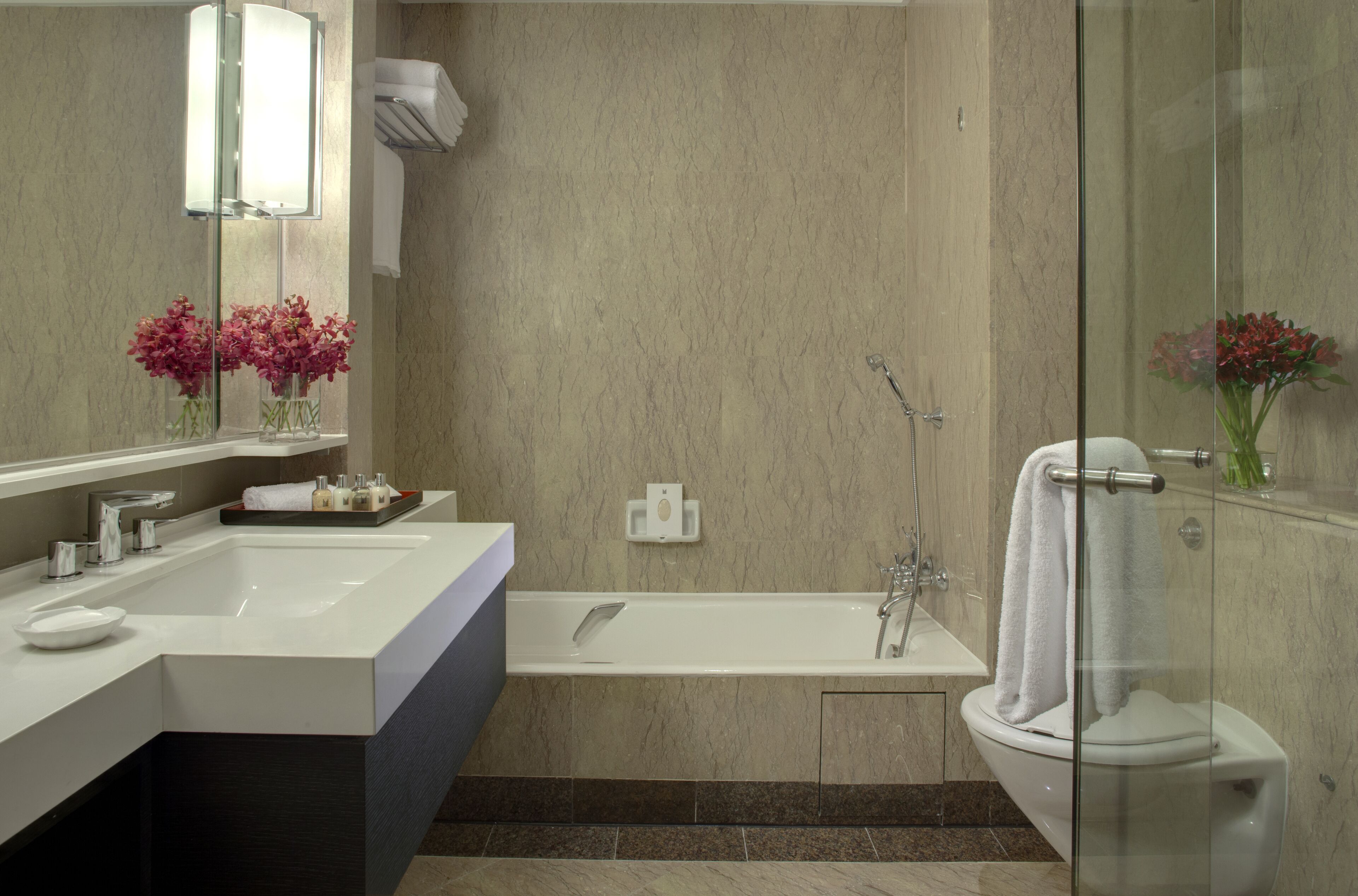 Artículos de higiene personal gratuitos, secador de pelo y albornoces