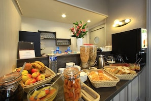 Daily buffet breakfast (EUR 12 per person)