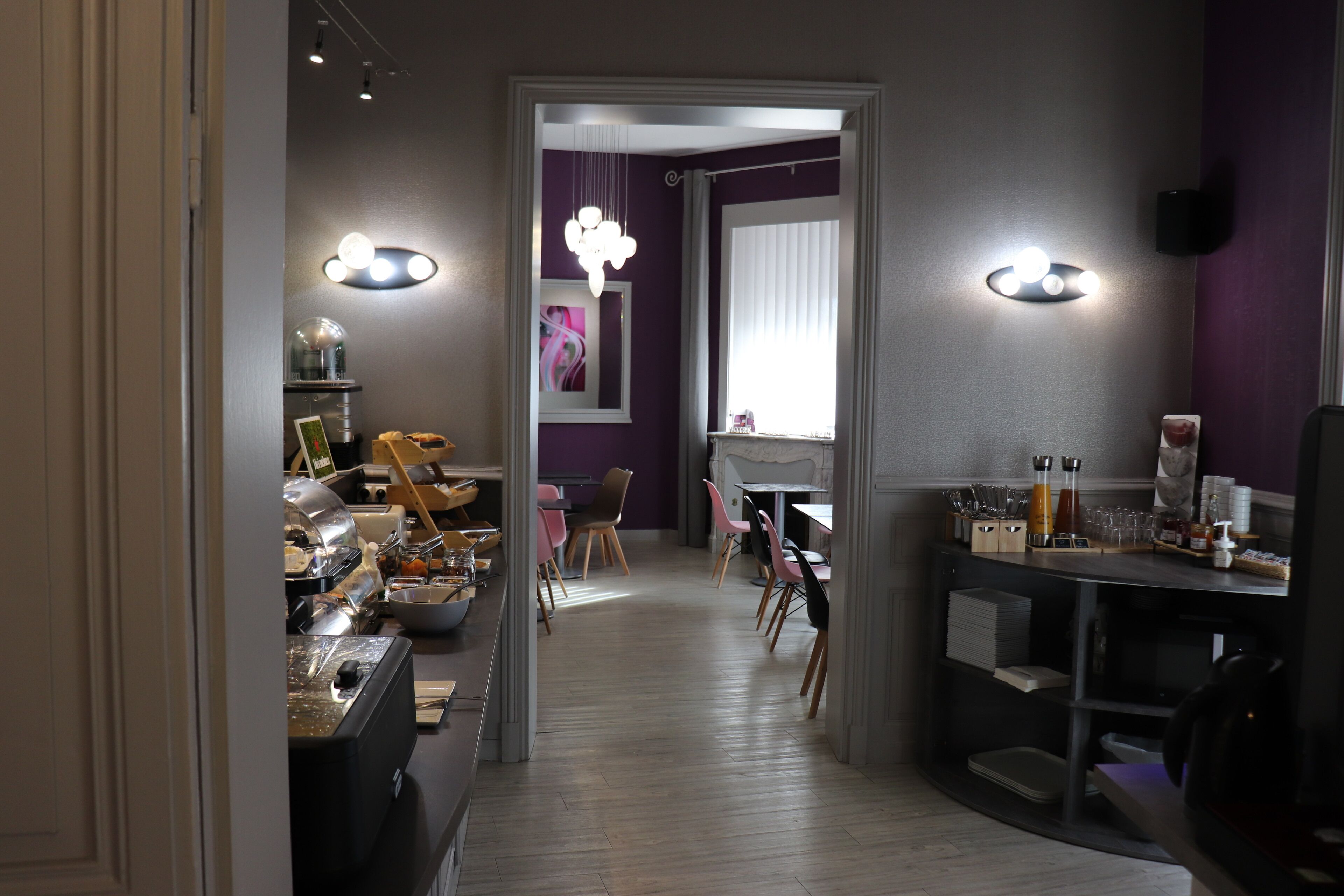 daily buffet breakfast (eur 12 per person)