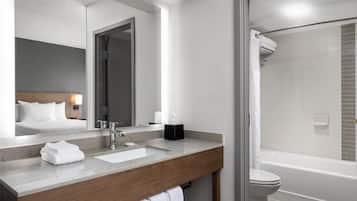Premium bedding, pillow-top beds, in-room safe, desk