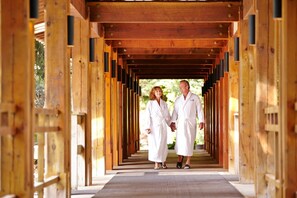 Hot springs, body treatments, body wraps, body scrubs, facials