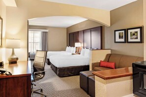 2 Queen Beds with Sofa Bed, Non Smoking | Premium bedding, pillowtop beds, in-room safe, desk