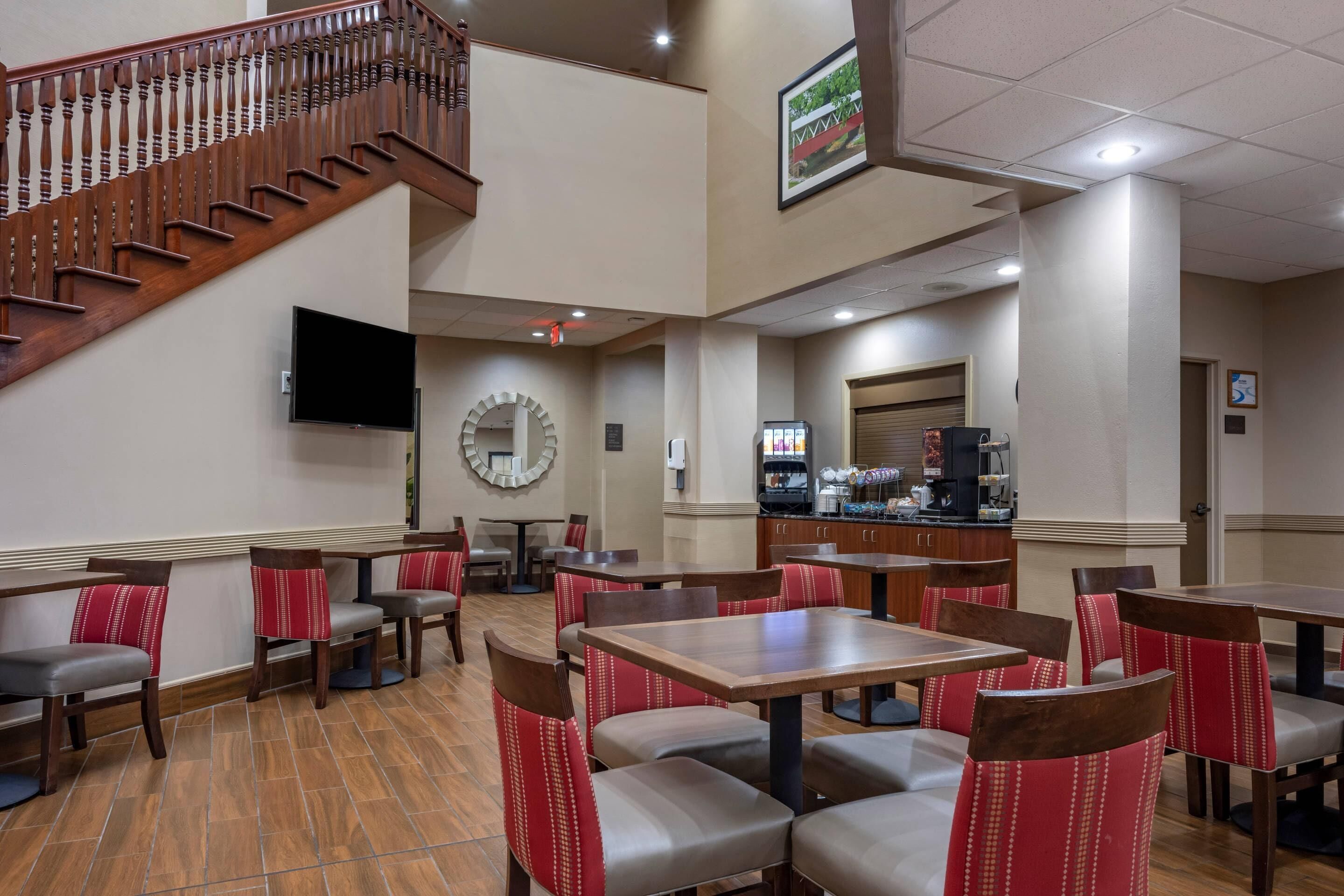 Free daily full breakfast 