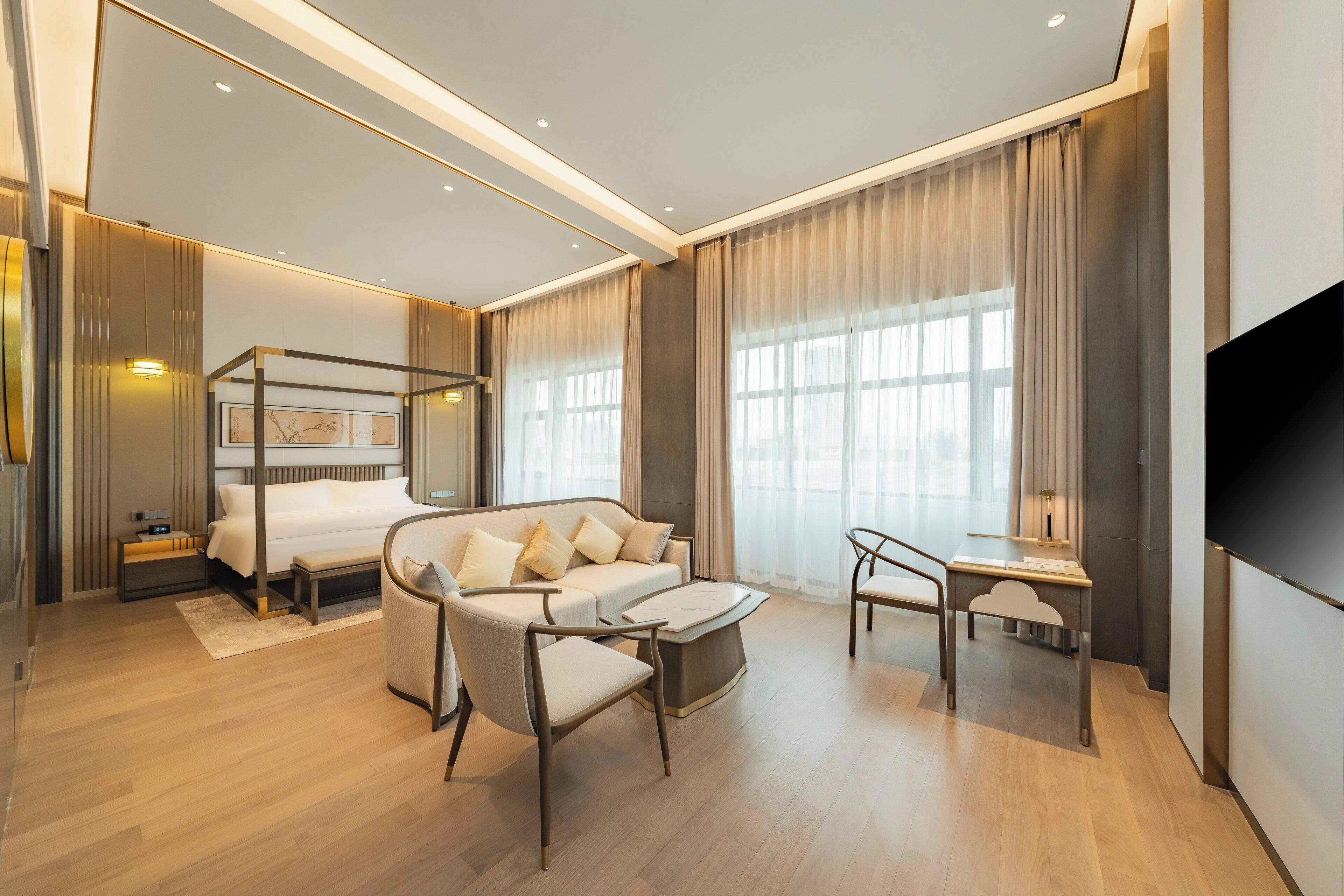 Couette en duvet d'oie, minibar, coffres-forts dans les chambres, bureau