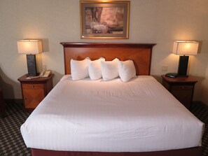 Premium bedding, down duvets, pillow-top beds, in-room safe