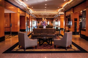 Sala de estar en el lobby