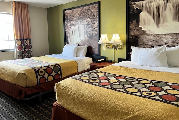 Schreibtisch, laptopgeeigneter Arbeitsplatz, Verdunkelungsvorhänge