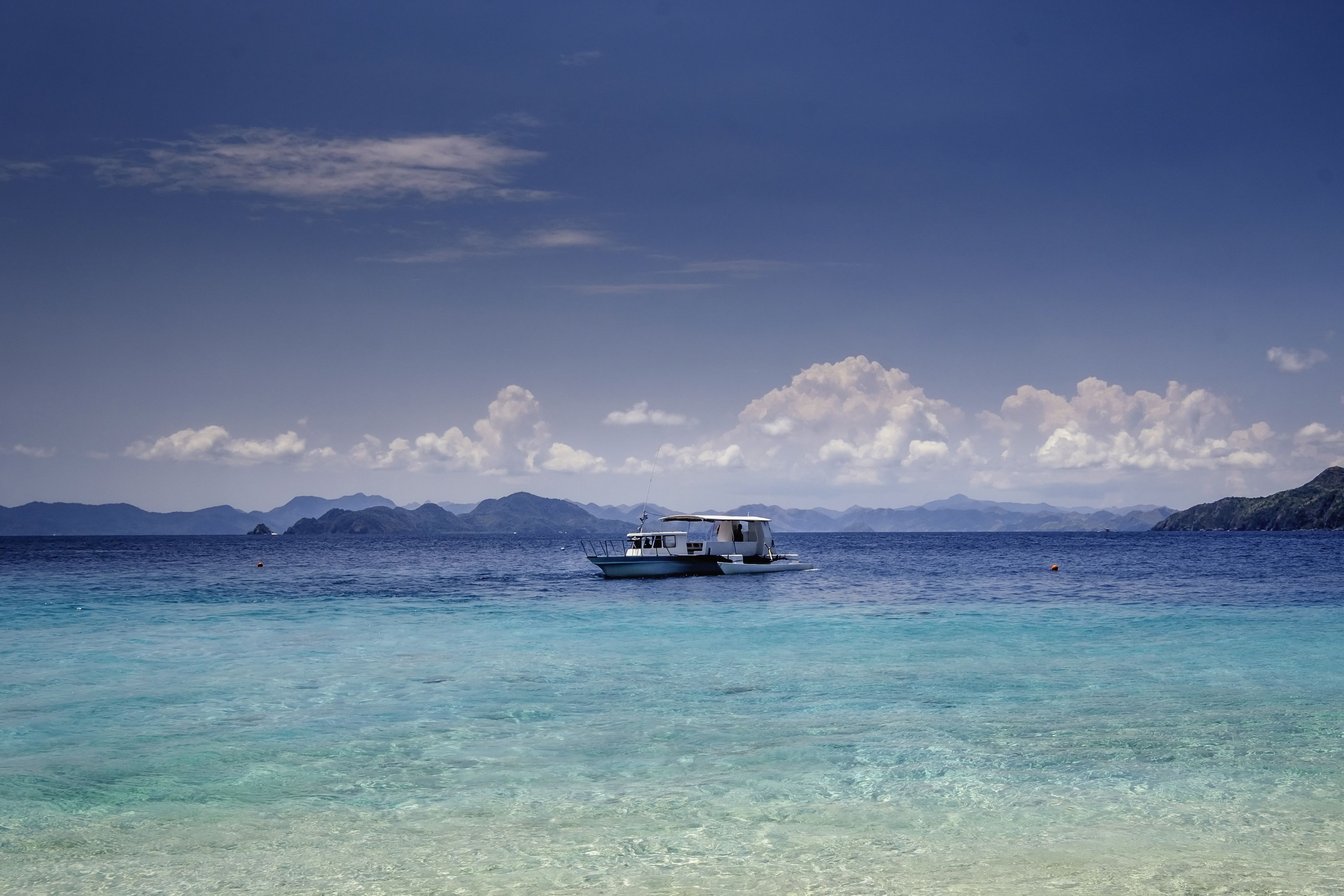 private beach, white sand, sun-loungers, beach umbrellas