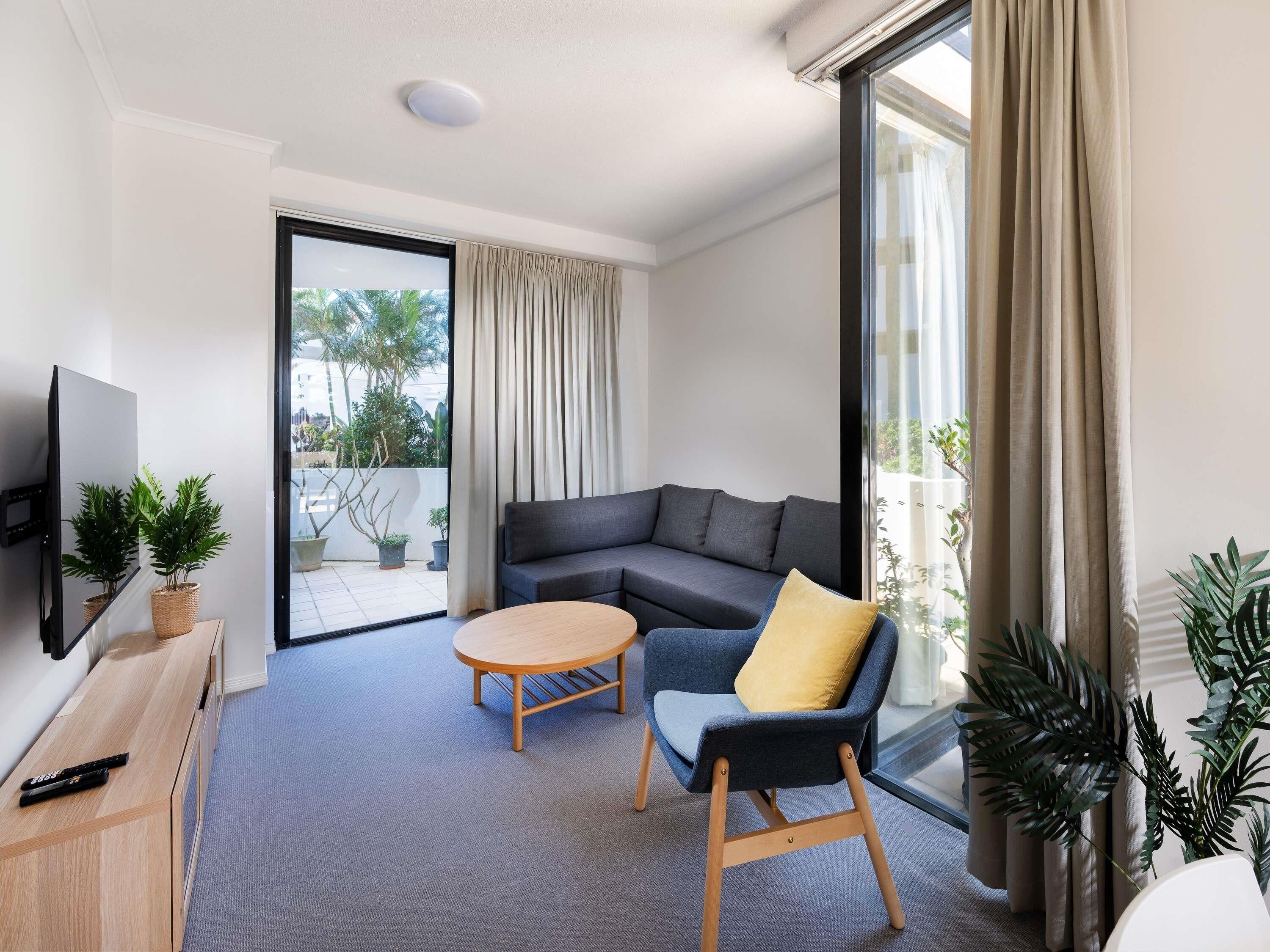 Apartment, 2 Bedrooms, Garden View | In-room safe, soundproofing, iron/ironing board, cots/infant beds