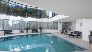 Indoor pool, outdoor pool