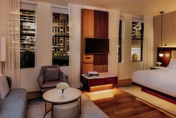 Premium bedding, minibar, in-room safe, blackout drapes at The Bryant Park Hotel