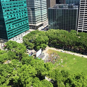 Vista desde la propiedad