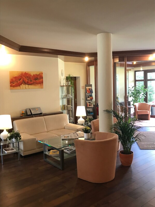 Sala de estar en el lobby