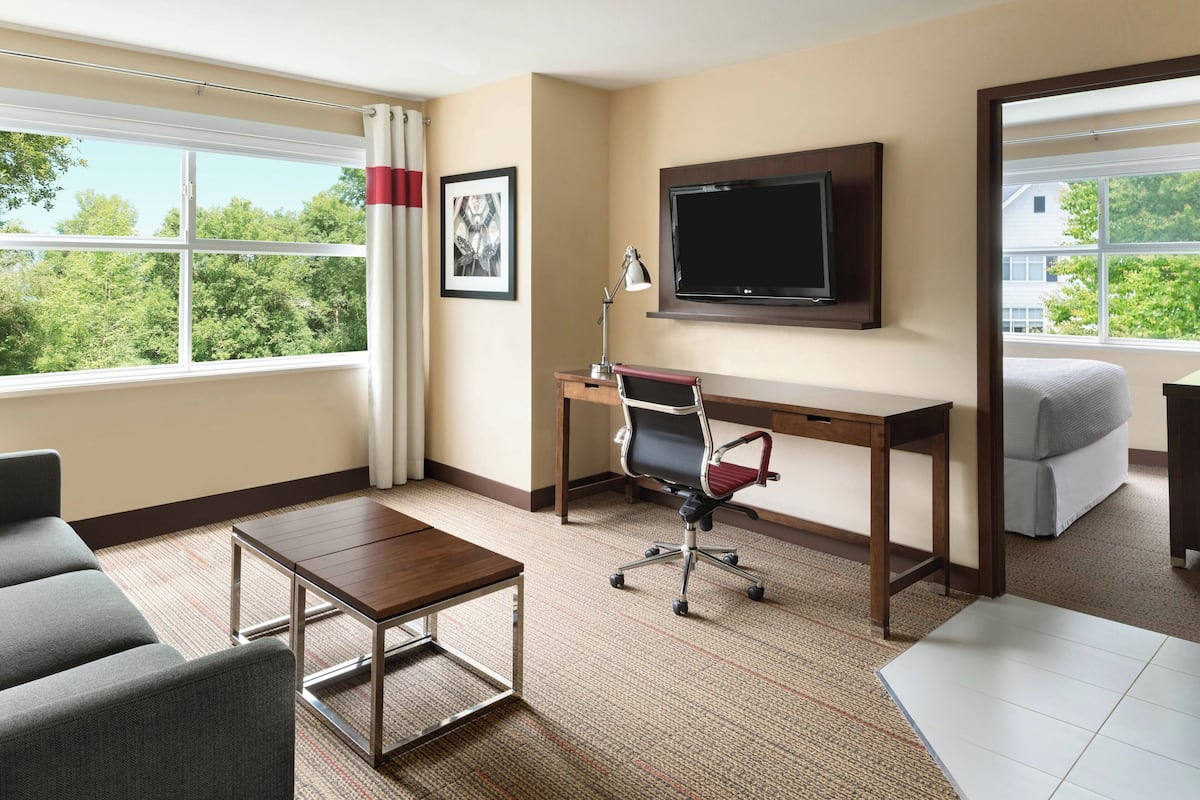 Suite, 1 Queen Bed with Sofa bed | Living area