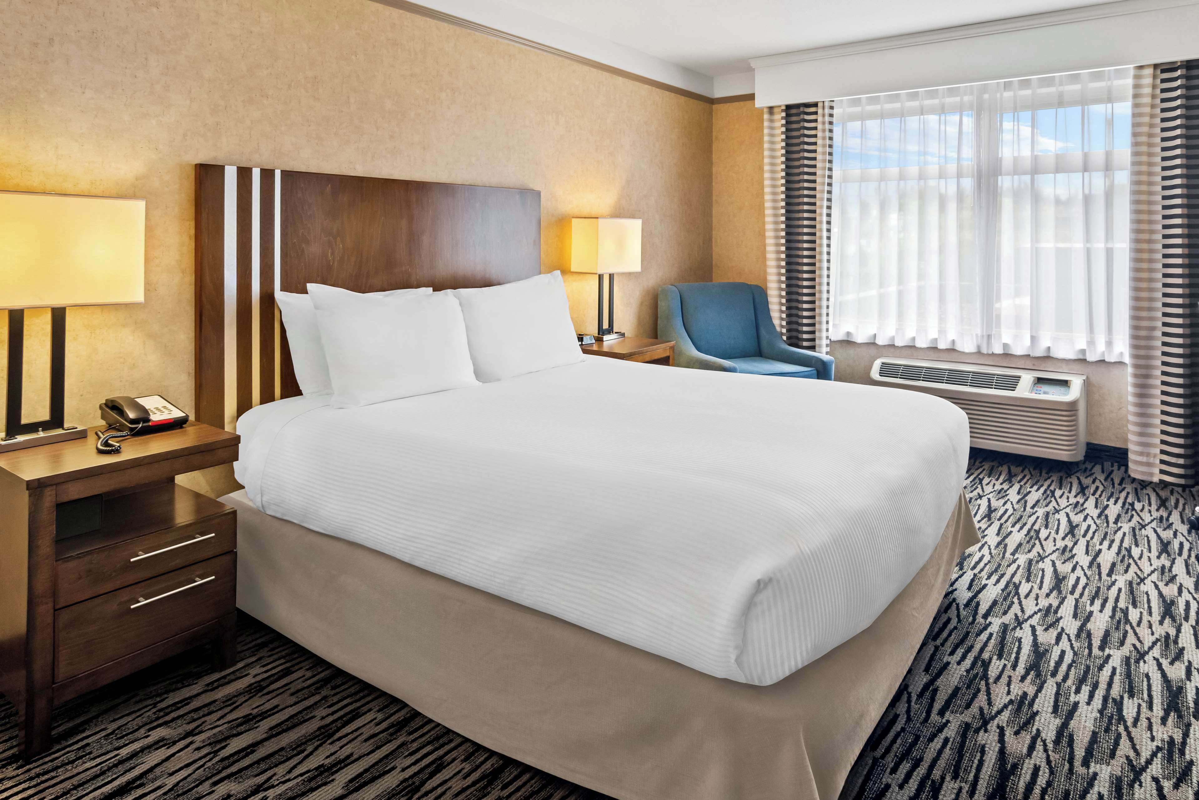 Chambre Standard, 1 grand lit, accessible aux personnes à mobilité réduite, non-fumeur | Literie de qualité, coffre-fort, bureau