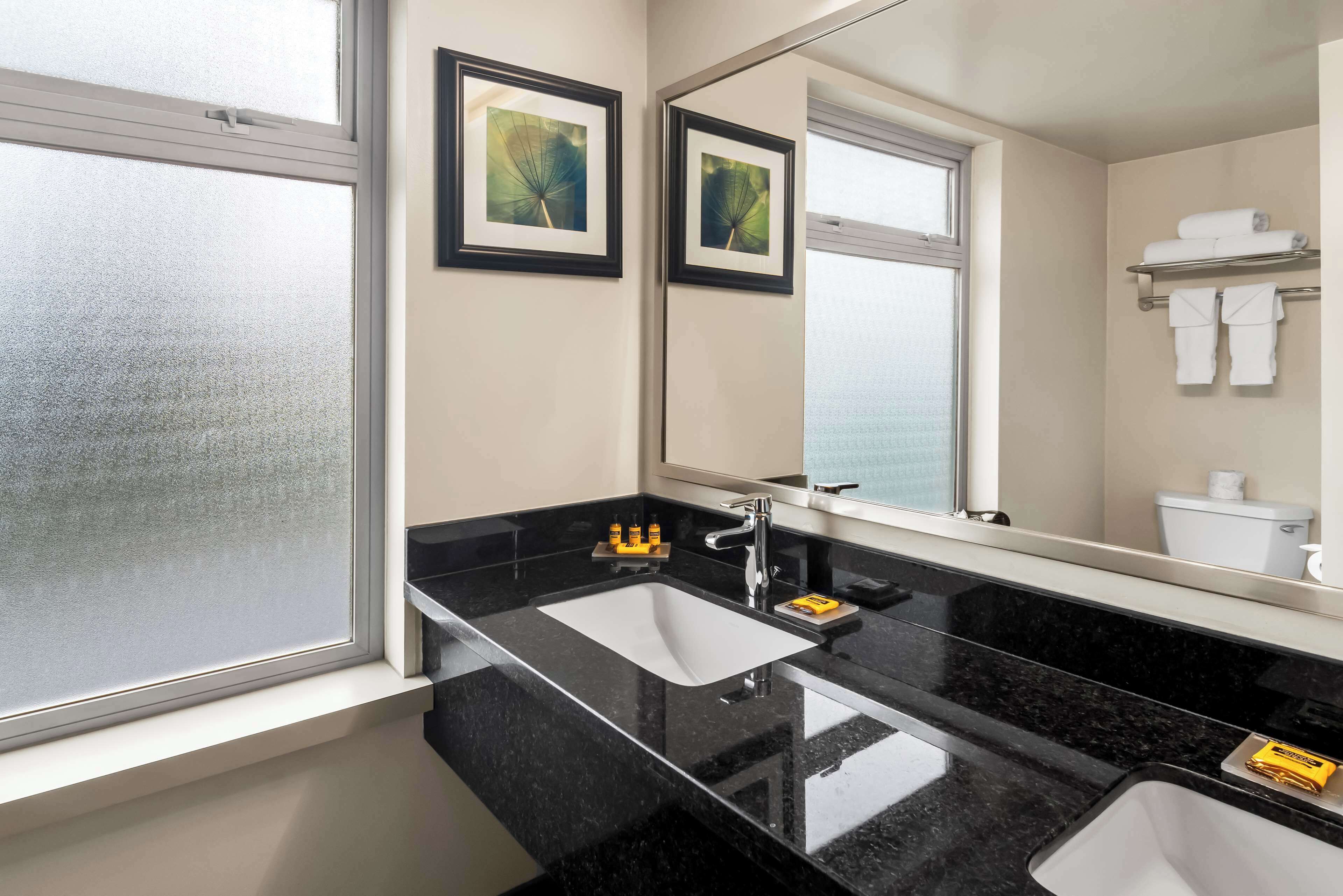 suite, 1 king bed, non smoking, jetted tub | bathroom | combined shower/bathtub, free toiletries, towels