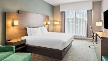 Quarto standard, 1 cama King, para não fumantes, geladeira e micro-ondas (with Sofabed) | Roupas de cama premium, cofres nos quartos, escrivaninha