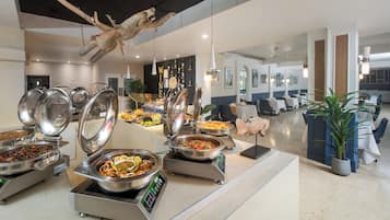 2 restaurants, breakfast, lunch, dinner served; local cuisine