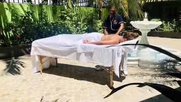 Experience a rejuvenating massage amidst serene surroundings.