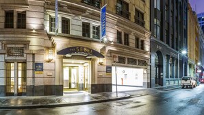 A historic building with a prominent entrance labeled "The Seibel." - The Sebel Melbourne Flinders Lane (Melbourne)