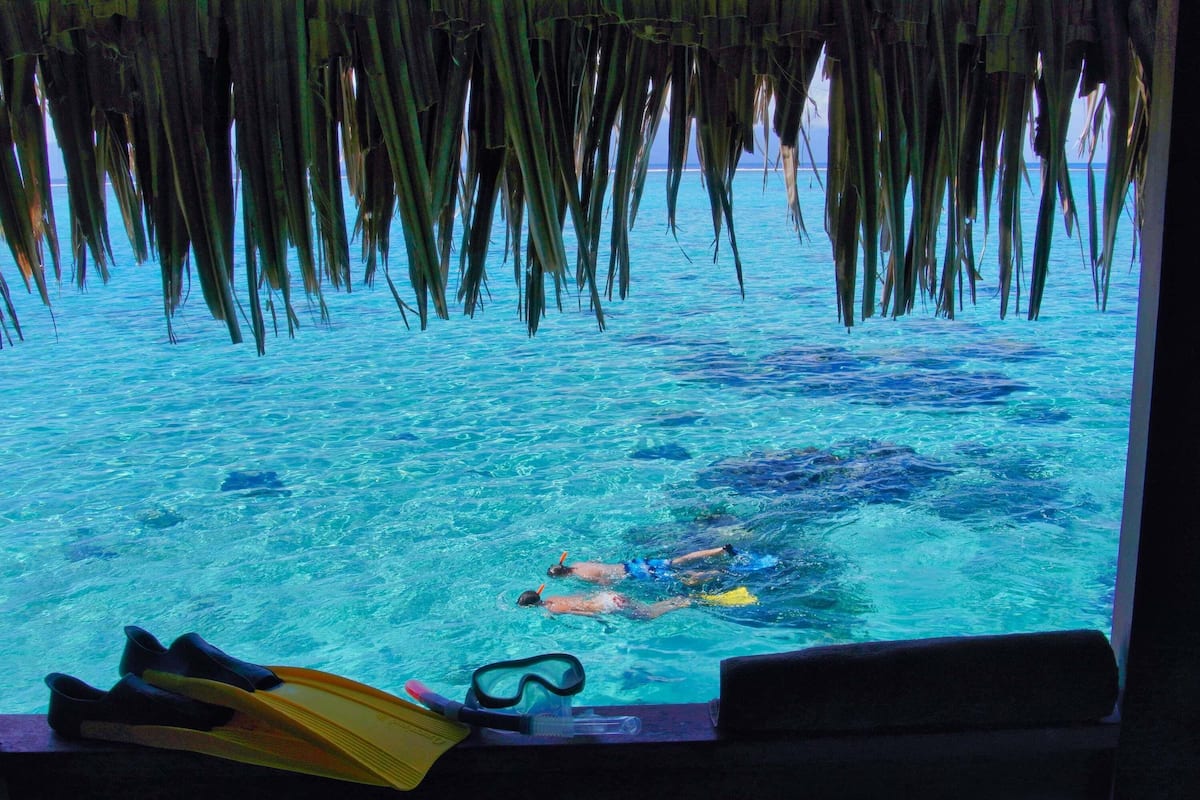 Bungalow Supérieur, 1 très grand lit, sur l'eau | 1 chambre, literie de qualité supérieure, surmatelas