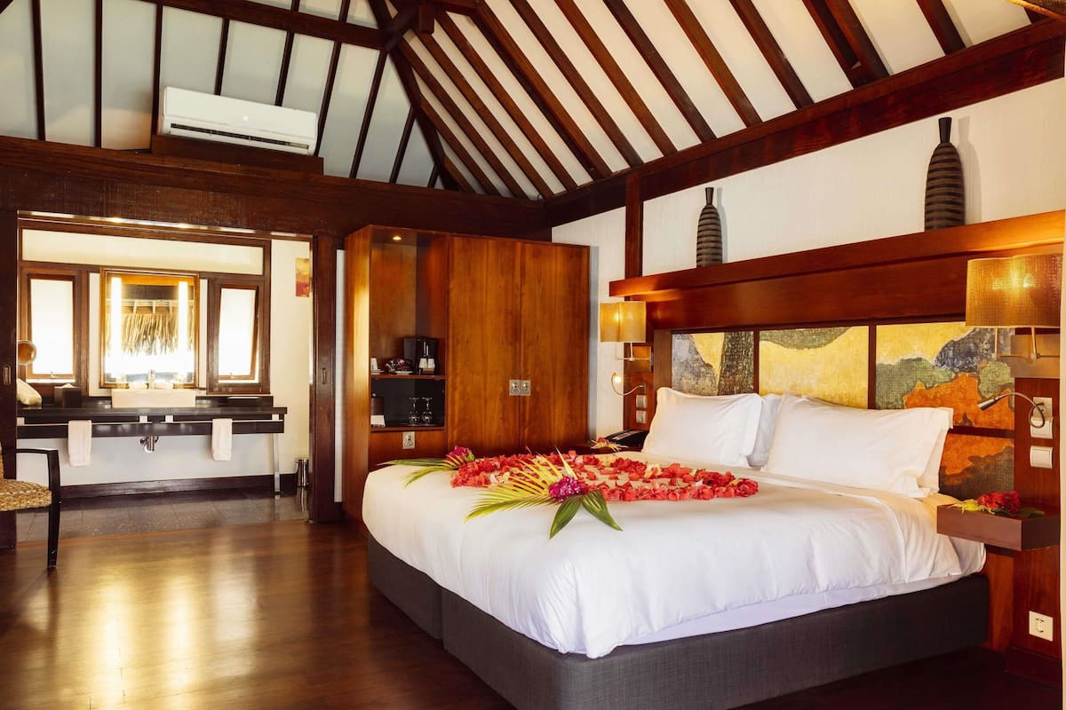 Superior Bungalow, 1 King Bed, Overwater | 1 bedroom, premium bedding, pillowtop beds, free minibar