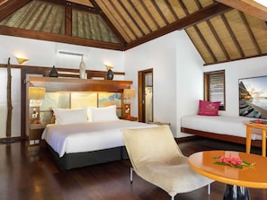 Premium bedding, pillowtop beds, free minibar, in-room safe