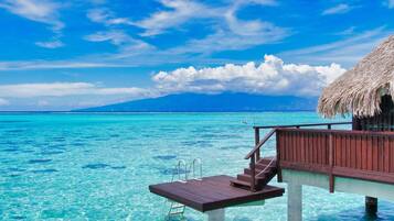 Luxury Villa, 1 King Bed, Overwater | Premium bedding, pillowtop beds, free minibar, in-room safe