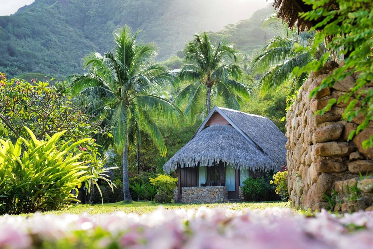 Villa de lujo (Garden) | Ropa de cama de alta calidad y colchones con acolchado adicional