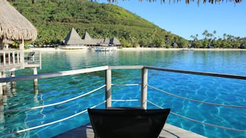 Superior Bungalow, 1 King Bed, Overwater | Terrace/patio