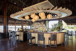 Cocktail bar, beach views, open daily