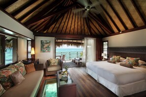 1 bedroom, premium bedding, free minibar items, in-room safe - Hilton Moorea Lagoon Resort and Spa (Moorea-Maiao)