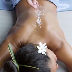 Couples treatment rooms, sauna, hot tub, body treatments, aromatherapy