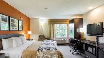 Premium bedding, pillowtop beds, individually furnished, desk