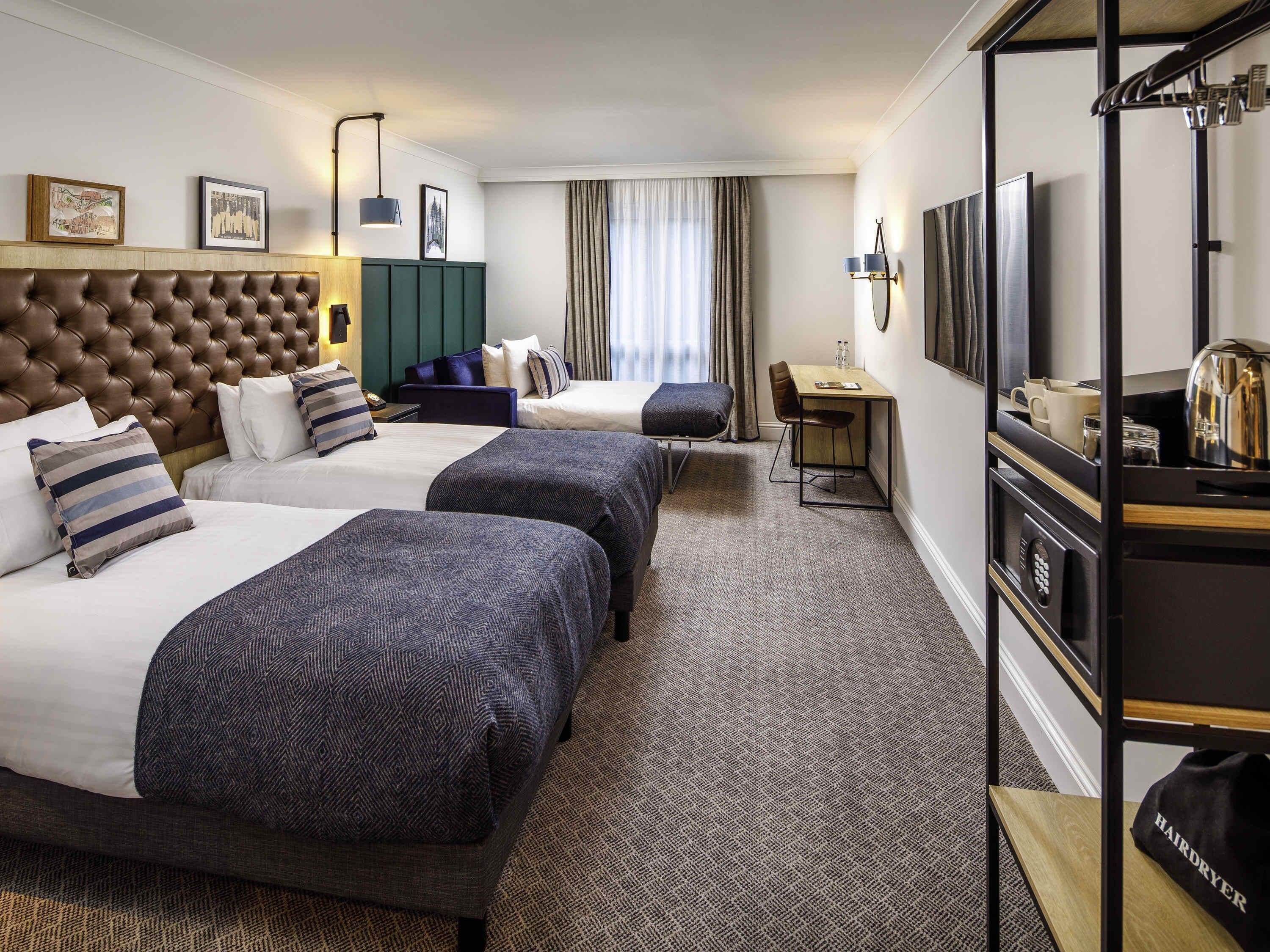 Privilege, Family Room, Multiple Beds | Desk, laptop workspace, blackout curtains, iron/ironing board