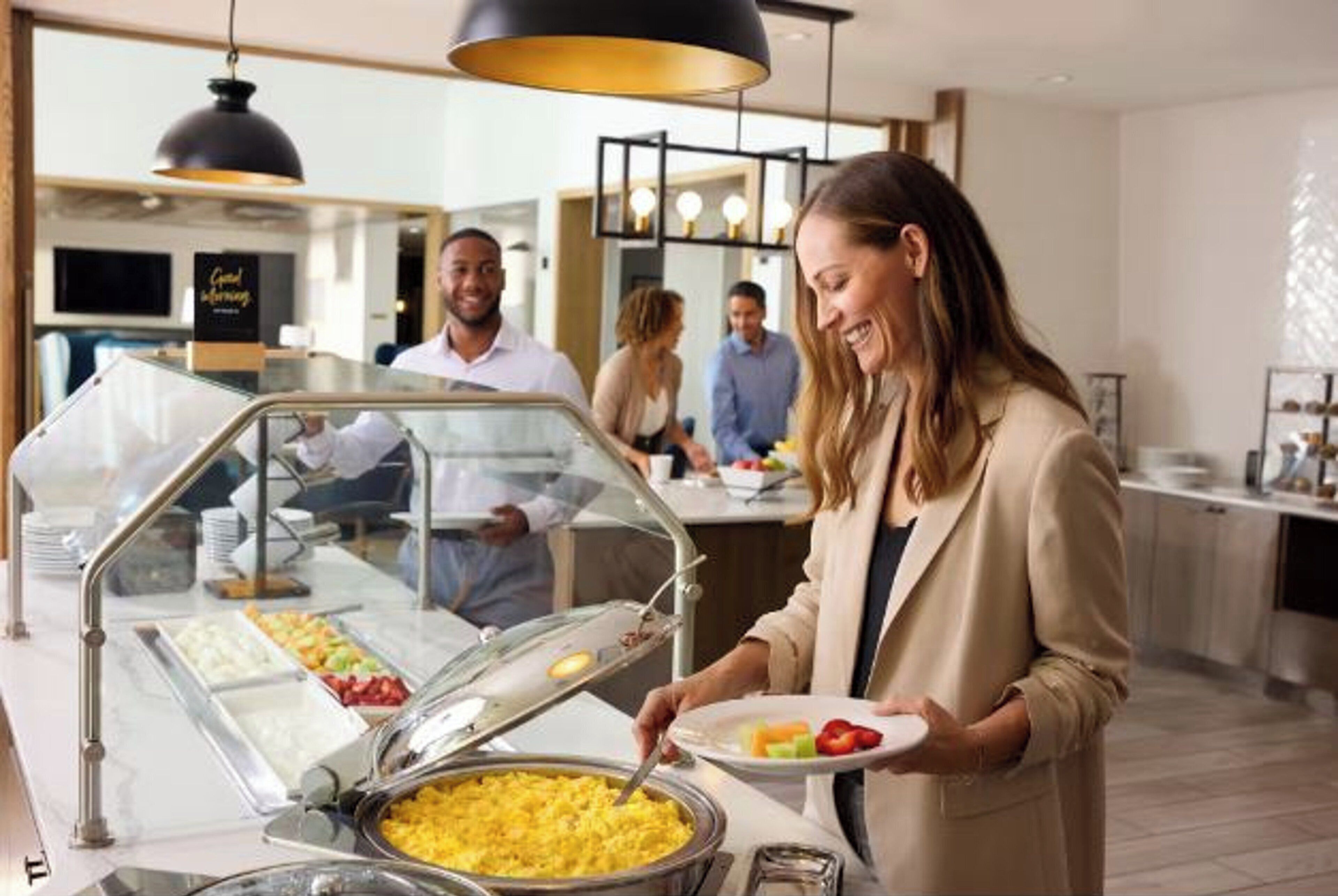Free daily on-the-go breakfast