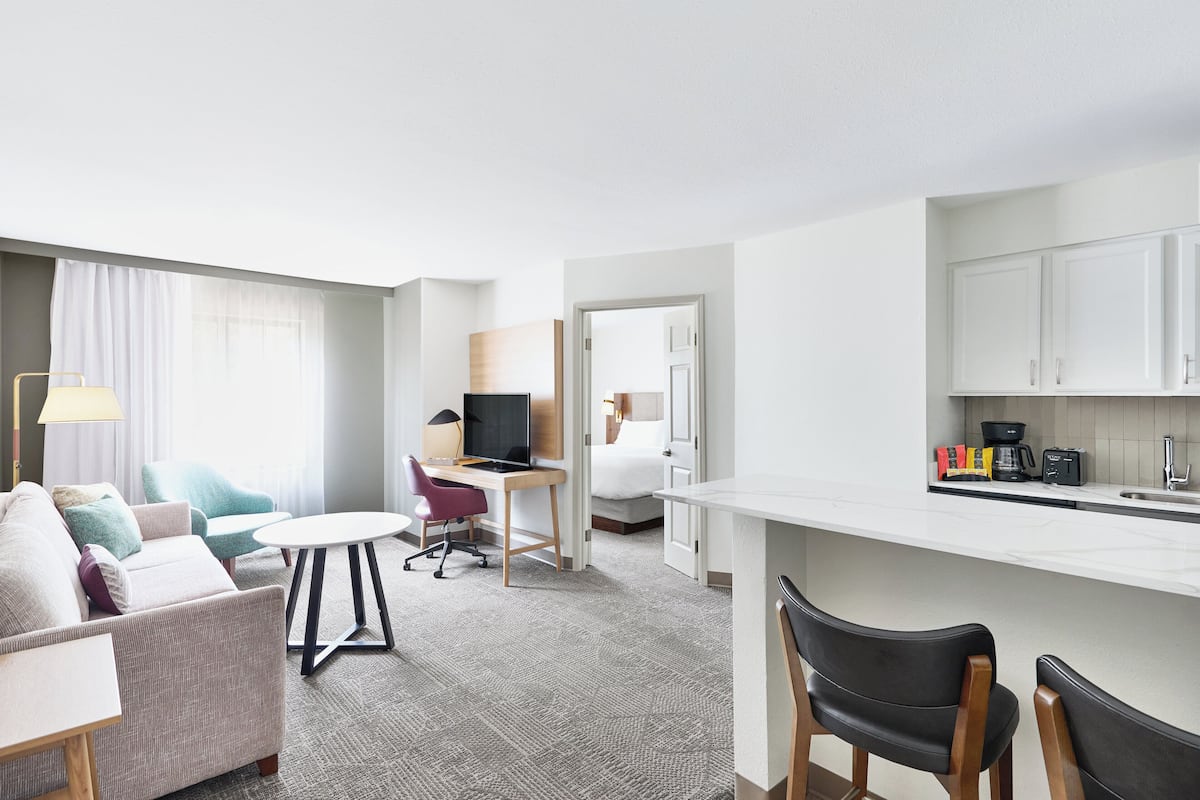 1 habitación y ropa de cama de alta calidad