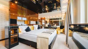 Presidential Suite, 1 King Bed | Hypo-allergenic bedding, in-room safe, individually decorated, desk