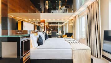 Suite Presidenziale, 1 letto king | 1 camera, biancheria da letto ipoallergenica, minibar