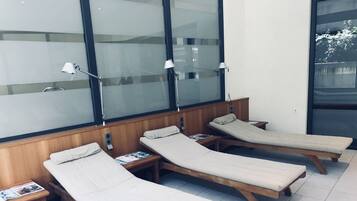 Sauna, massages